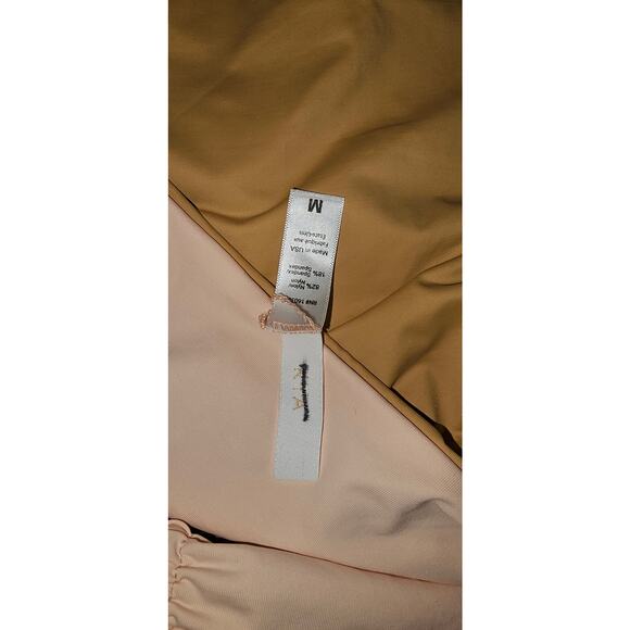 New KYRA Reversible ONE PIECE Swimsuit by KYA (SAND/PEACH) $167 MEDIUM 6/8 - Picture 7 of 8
